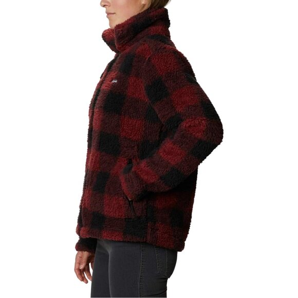 COLUMBIA Winter Pass Buffalo Check Full Zip Sherpa Jacket - Picture 3 of 12
